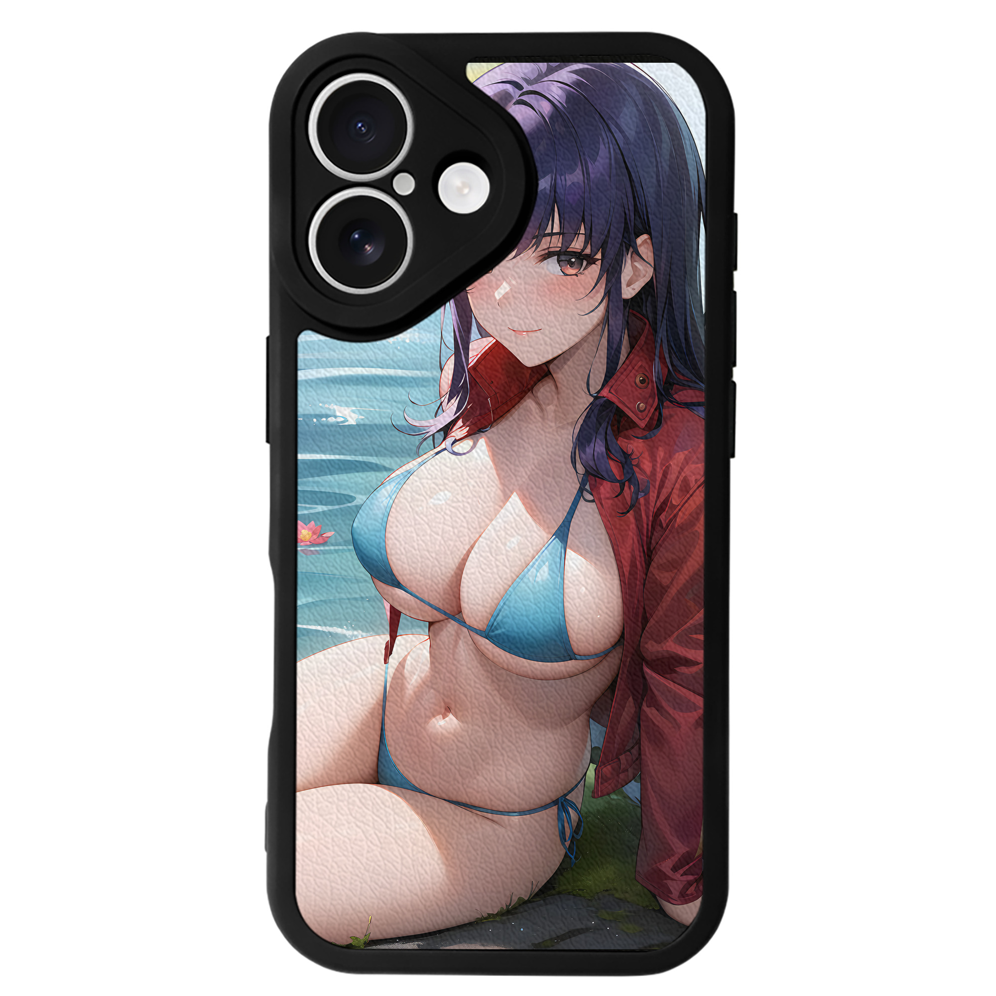 （画像用） EVA 新世紀エヴァンゲリオン 【iPhone 16シリーズ対応】シリコンスマホケース（レザー調） 材質：シリコン